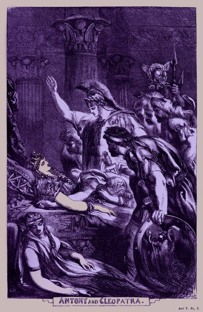Antoniusz i Kleopatra autorstwa John Gilbert