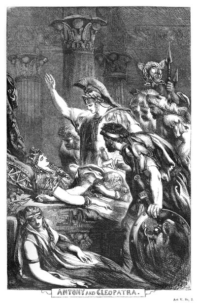 Antoniusz i Kleopatra autorstwa John Gilbert
