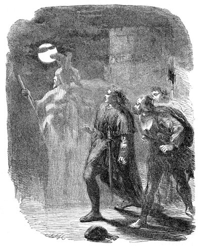 Hamlet Williama Szekspira autorstwa John Gilbert