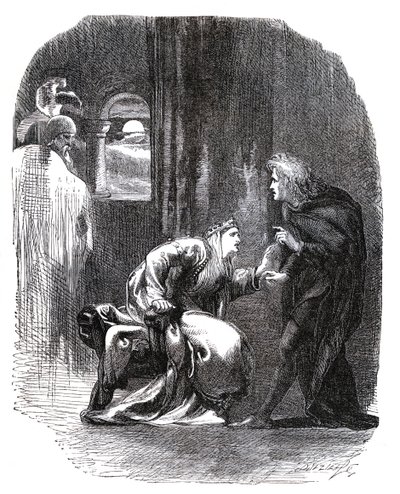 Hamlet Williama Szekspira autorstwa John Gilbert