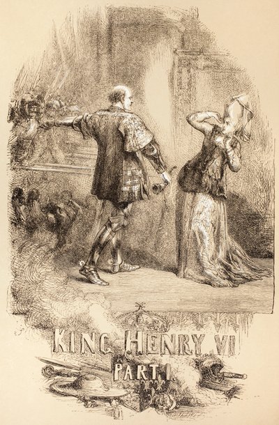 Henryk VI, część I, 1890 autorstwa John Gilbert