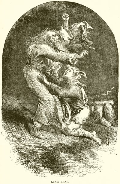 Król Lear autorstwa John Gilbert