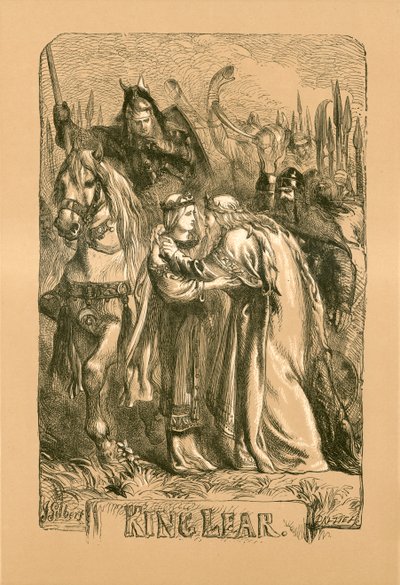 Król Lear autorstwa John Gilbert