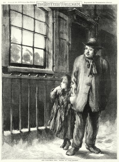 Nasza choinka (grawerunek) autorstwa John Gilbert