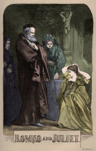 „Romeo i Julia” Williama Szekspira autorstwa John Gilbert