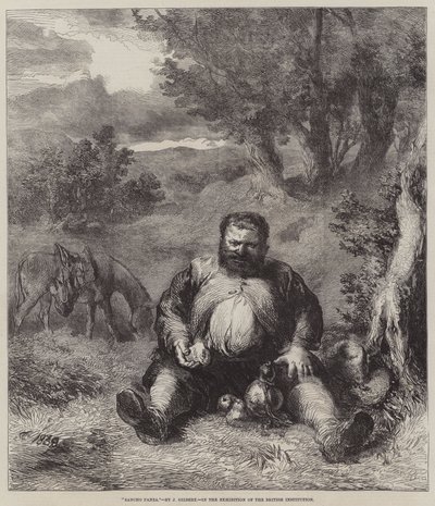 Sancho Pansa autorstwa John Gilbert