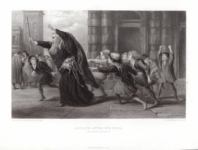 Shylock autorstwa John Gilbert