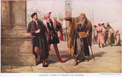Odpowiedź Shylocks autorstwa John Gilbert