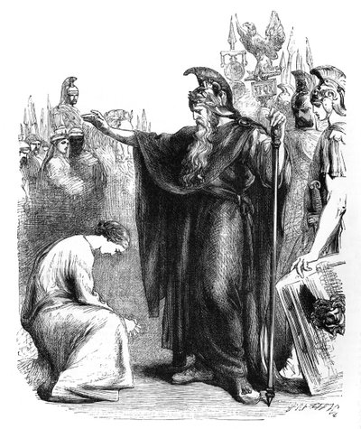 Tytus Andronikus Williama Szekspira autorstwa John Gilbert