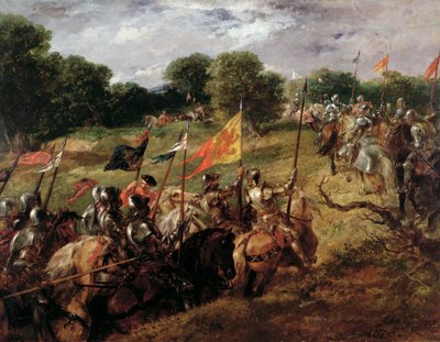 „Z wszystkimi sztandarami dzielnie rozłożonymi” autorstwa John Gilbert