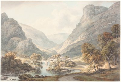 Widok na Dovedale autorstwa John Glover