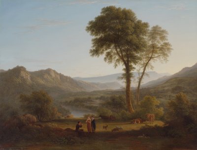 W Matlock - podnosząca się mgła autorstwa John Glover
