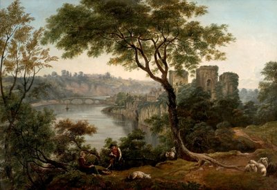 Zamek Chepstow, Monmouthshire autorstwa John Glover