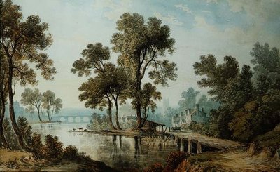 Widok na Darley, Derbyshire autorstwa John Glover