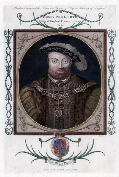 Henryk VIII z Anglii, 1784. autorstwa John Goldar