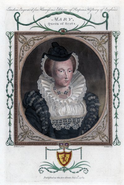 Maria I Szkocji, popularnie znana jako Maria królowa Szkotów, 1794. autorstwa John Goldar
