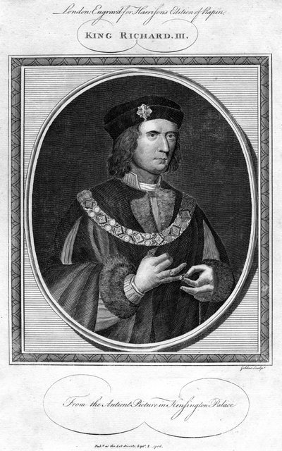 Ryszard III z Anglii, 1786. autorstwa John Goldar