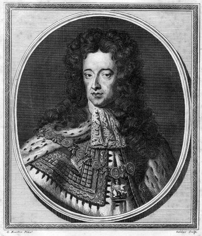 Wilhelm III, król Anglii, Szkocji i Irlandii, 1784. autorstwa John Goldar