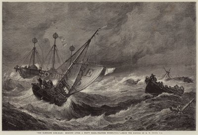 Łódź ratunkowa w Ramsgate, poranek po silnej wichurze, pogoda łagodnieje autorstwa John Greenaway