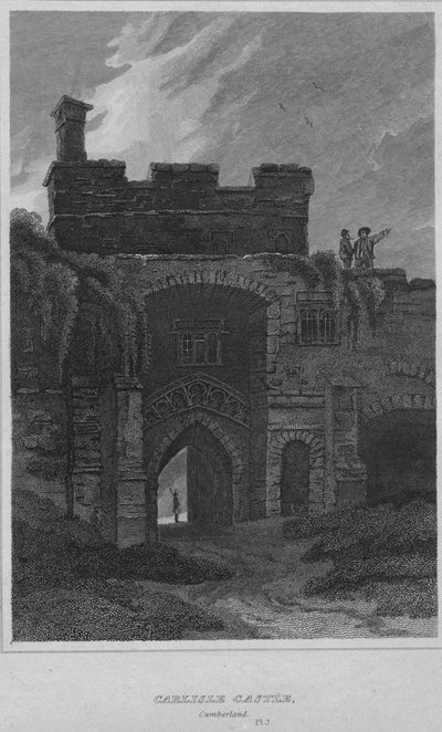 Zamek Carlisle, Cumberland, 1814 autorstwa John Greig