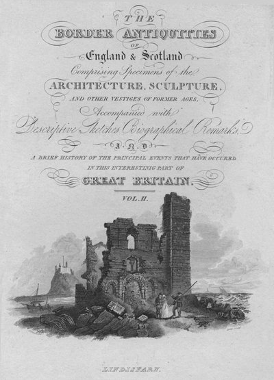 Frontyspis – Lindisfarn, 1814 autorstwa John Greig