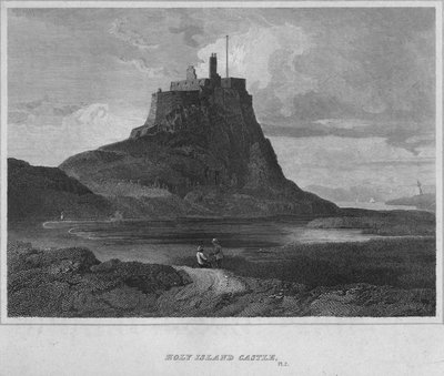 Zamek Świętej Wyspy, 1814 autorstwa John Greig
