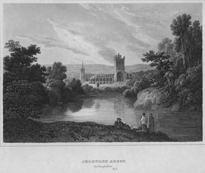 Opactwo Jedburgh, Roxburghshire, 1814 autorstwa John Greig