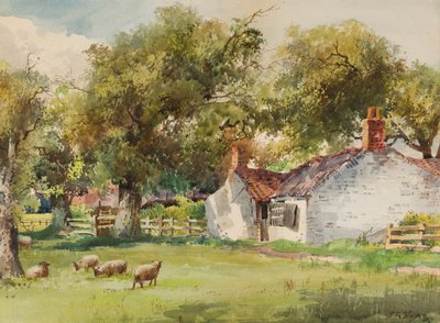 Wiosna, Laceby Common (wc na papierze) autorstwa John Guttridge Sykes
