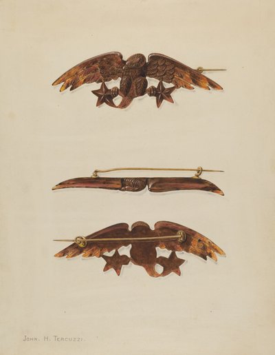 Broszka autorstwa John H. Tercuzzi