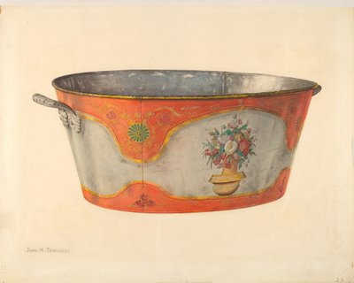 Malowana umywalka autorstwa John H. Tercuzzi