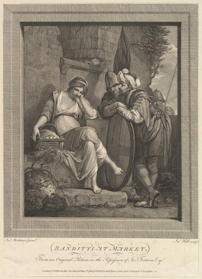 Banditti na Rynku, 9 listopada 1780. autorstwa John Hall