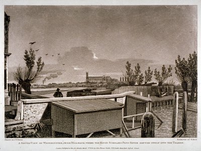 Westminster, Londyn, 1808. autorstwa John Hall