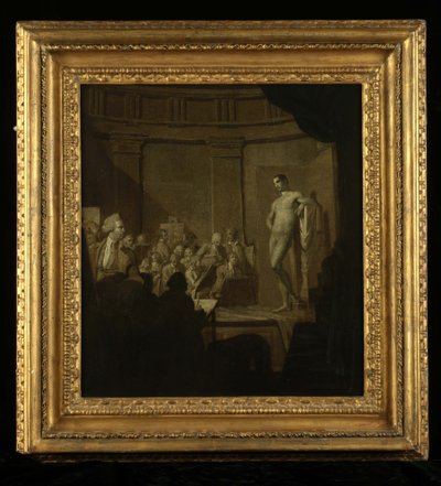 Akademia, ok. 1759-60 autorstwa John Hamilton Mortimer