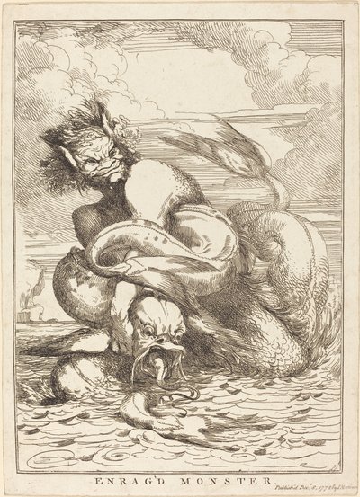 Rozwścieczony potwór autorstwa John Hamilton Mortimer