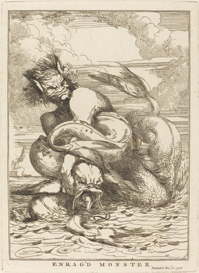 Rozwścieczony potwór autorstwa John Hamilton Mortimer