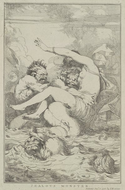 Zazdrosny potwór autorstwa John Hamilton Mortimer