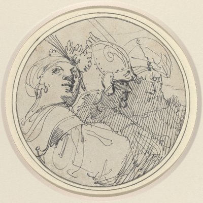 Trzy głowy orientalne autorstwa John Hamilton Mortimer
