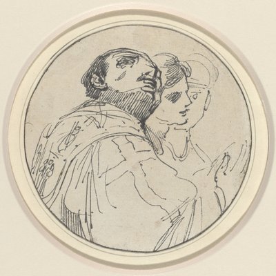 Trzy głowy orientalne autorstwa John Hamilton Mortimer