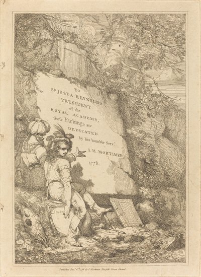 Strona tytułowa autorstwa John Hamilton Mortimer