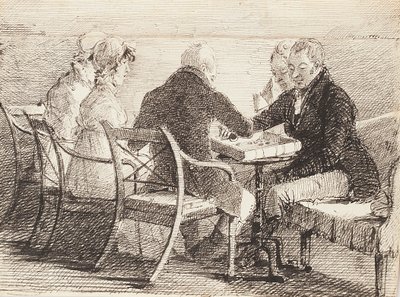 Backgammon, 1808 autorstwa John Harden