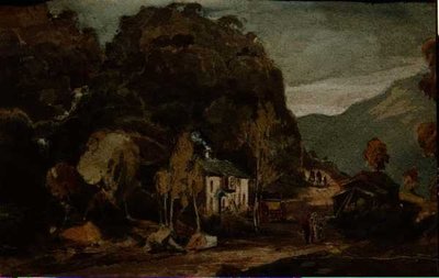 Borrowdale (akwarela na papierze) autorstwa John Harden
