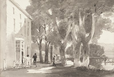 Prom, 1814 (wc na papierze) autorstwa John Harden