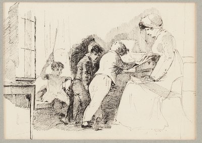 Jessy, Robert, Joseph i Sophie, 1818 autorstwa John Harden