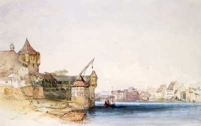Widok w Bazylei, 1842 autorstwa John Harper