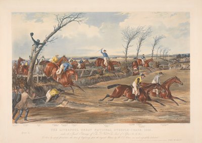Jeden z czterech zestawów: The Liverpool Great National Steeple-Chase autorstwa John Harris