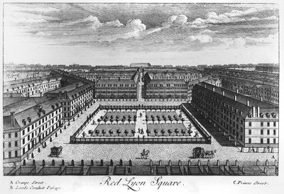 Plac Czerwony Lyon autorstwa John Harris