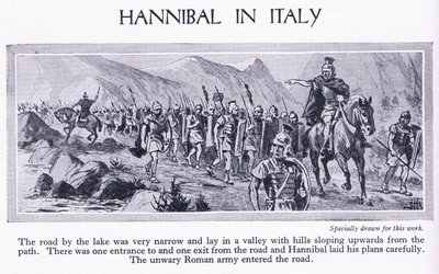Hannibal we Włoszech, ok. 1950 autorstwa John Harris Valda
