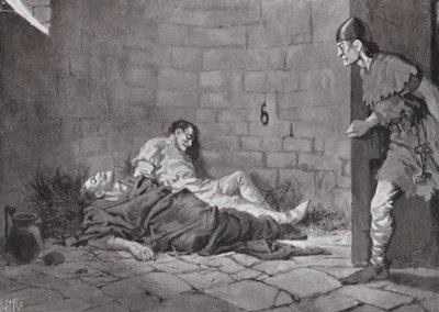 Uwięzienie i śmierć książąt Eryka i Waldemara autorstwa John Harris Valda