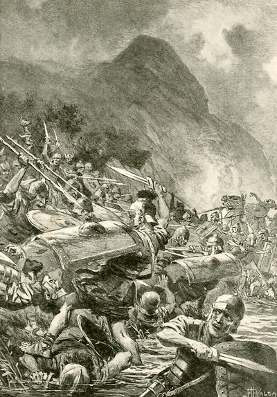 Bitwa nad jeziorem Trasimene autorstwa John Harris Valda