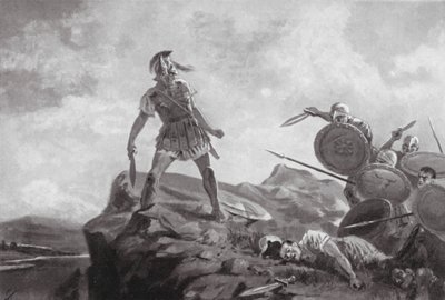 Śmierć Filomela (litografia) autorstwa John Harris Valda